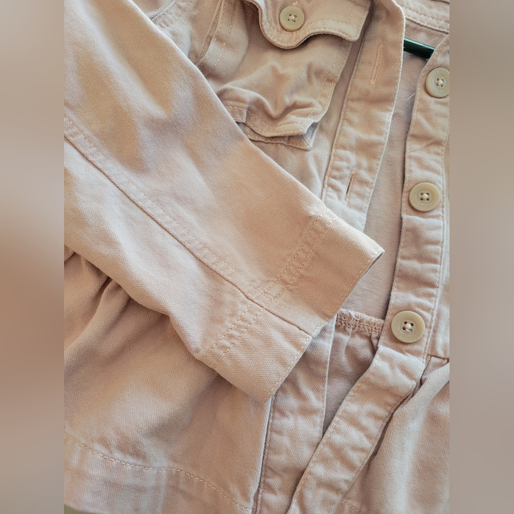Gap Kids Size 5 Button Front Mauve Jacket - Picture 3 of 11
